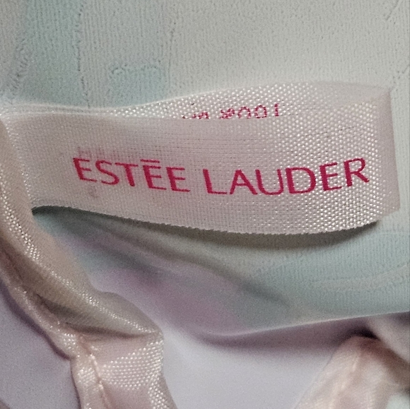 Lilly Pulitzer Estee Lauder PVC Pink Lemons Makeup Bag Lot Of 2 Clean 9.5x5x2 - Picture 8 of 12